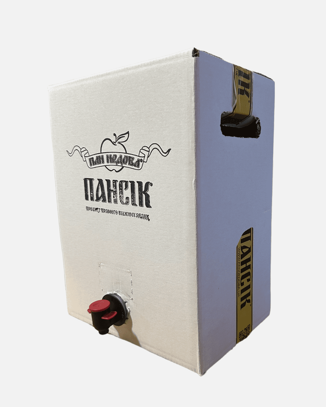 Натуральний яблучно-грушевий сік прямого віджиму ПАНСІК (ТМ "ПАН НЕДОБА"), пастеризований, 10 л